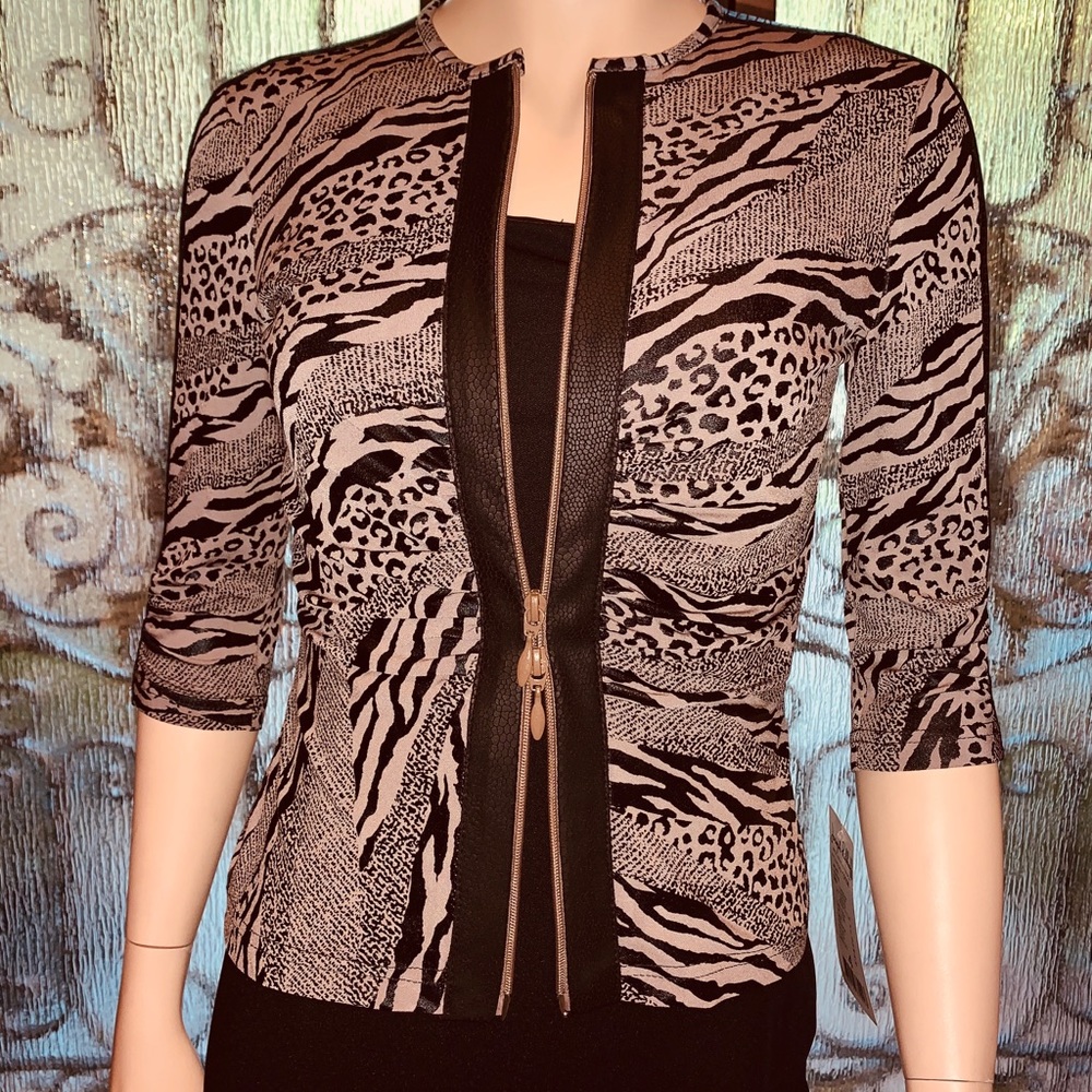 Size 4 -Joseph Ribkoff Safari Jacket